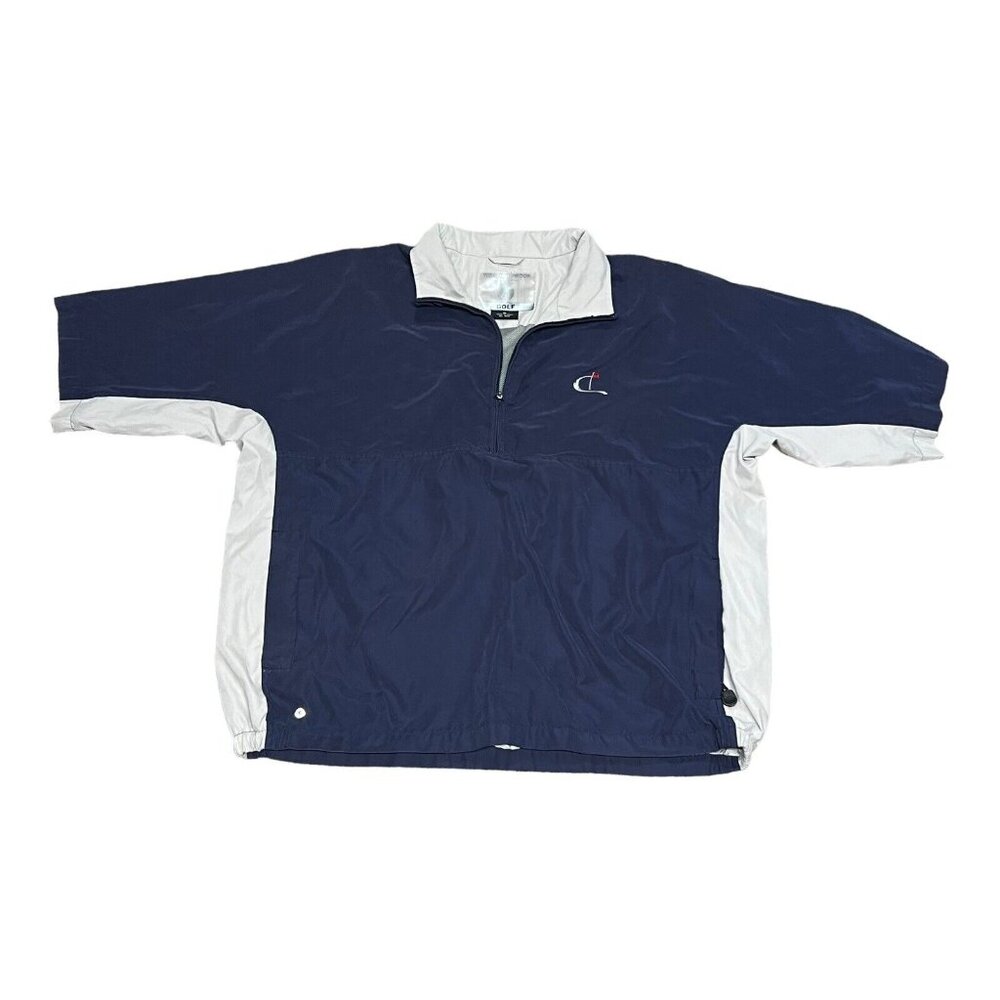 Weatherproof Short Sleeve Windbreaker Lined XL Wind Water Repellent Jacket Golf